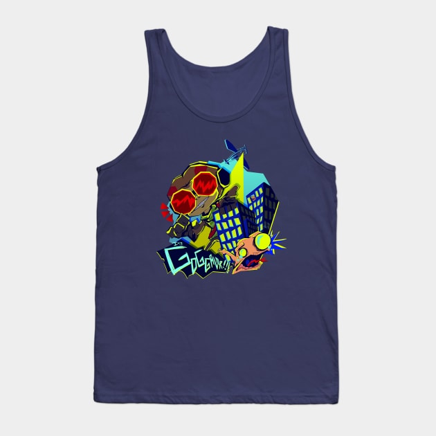 GOGGALOR!! Tank Top by Fluffbot's Lair